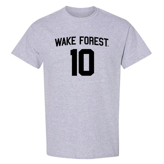 Wake Forest - NCAA Men's Soccer : Harvey Sarajian - Generic Shersey T-Shirt-0