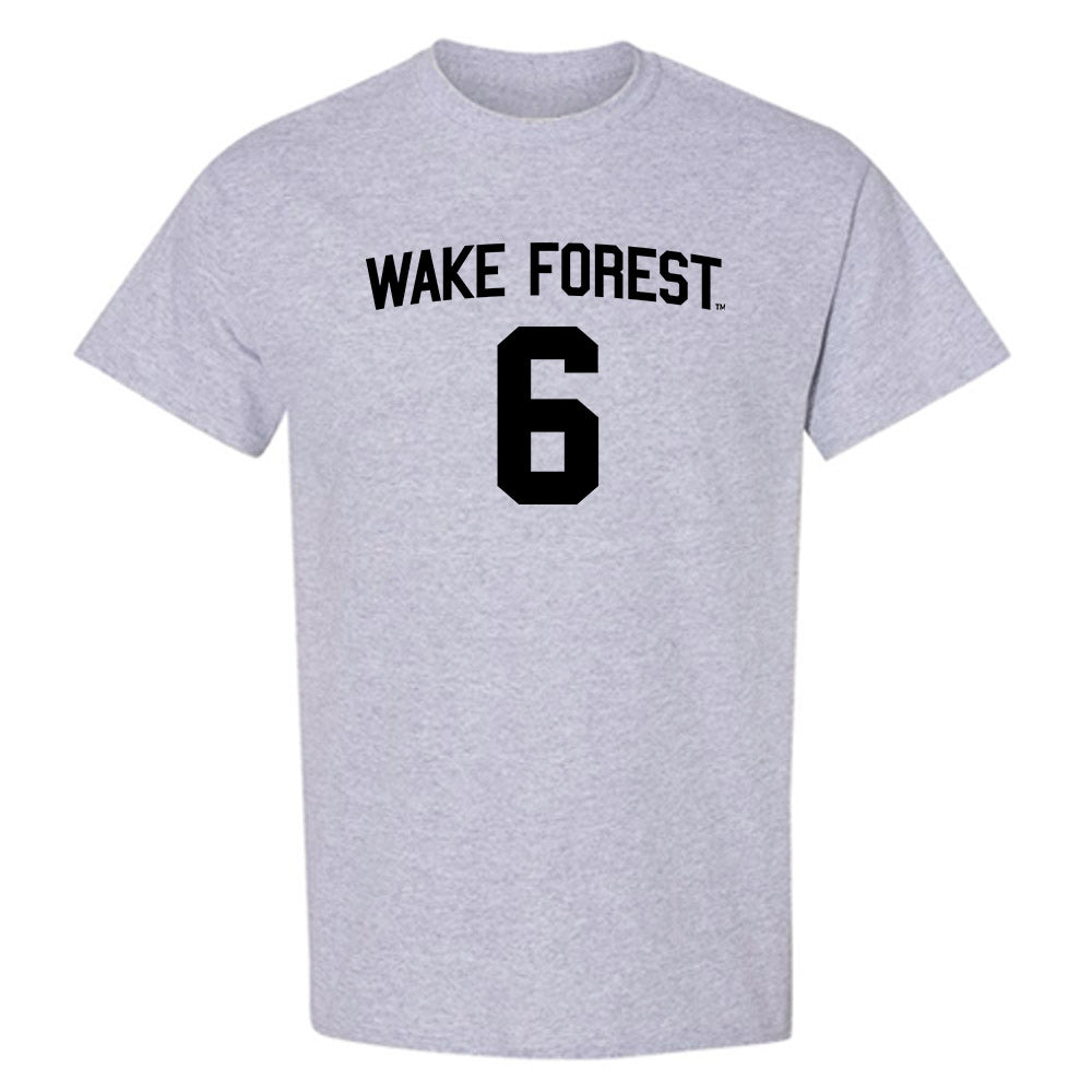Wake Forest - NCAA Football : Steele Pizzella - Generic Shersey T-Shirt-0