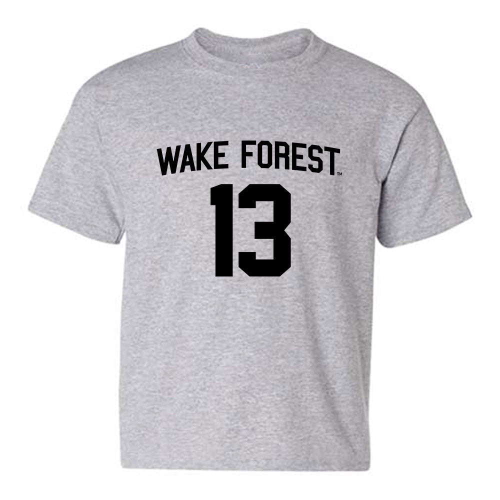 Wake Forest - NCAA Baseball : Cameron Bagwell - Generic Shersey Youth T-Shirt-0