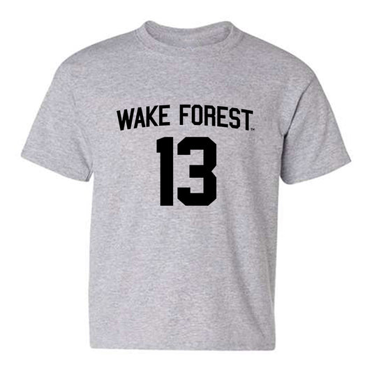 Wake Forest - NCAA Baseball : Cameron Bagwell - Generic Shersey Youth T-Shirt-0