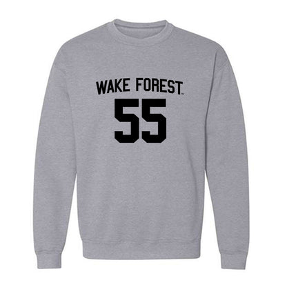 Wake Forest - NCAA Men's Basketball : Churchill Abass - Generic Shersey Crewneck Sweatshirt