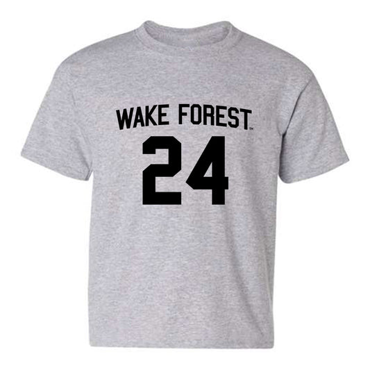 Wake Forest - NCAA Men's Soccer : Mason Sullivan - Generic Shersey Youth T-Shirt