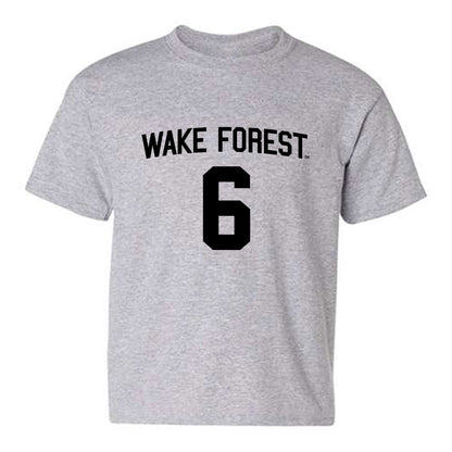 Wake Forest - NCAA Football : Steele Pizzella - Generic Shersey Youth T-Shirt-0