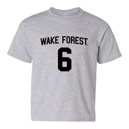 Wake Forest - NCAA Football : Steele Pizzella - Generic Shersey Youth T-Shirt-0