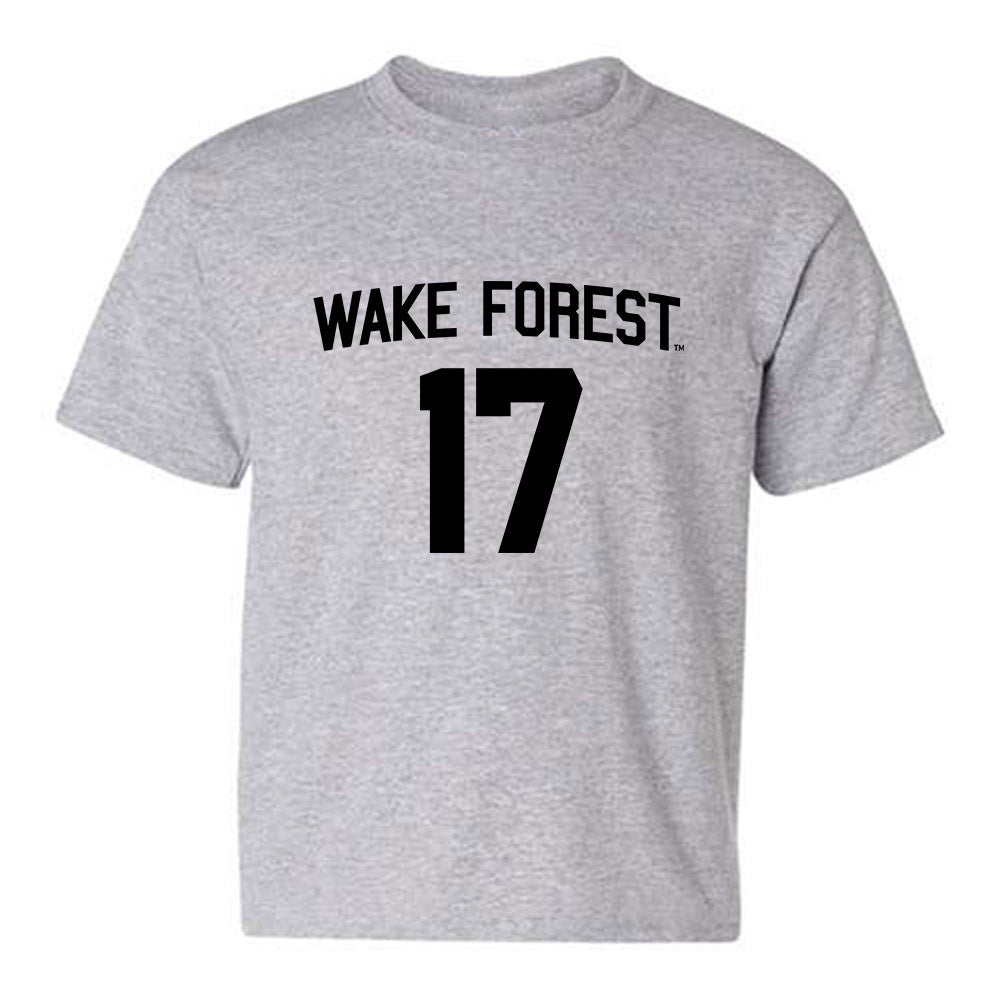 Wake Forest - NCAA Women's Soccer : Zaiba Ishaque - Generic Shersey Youth T-Shirt-0