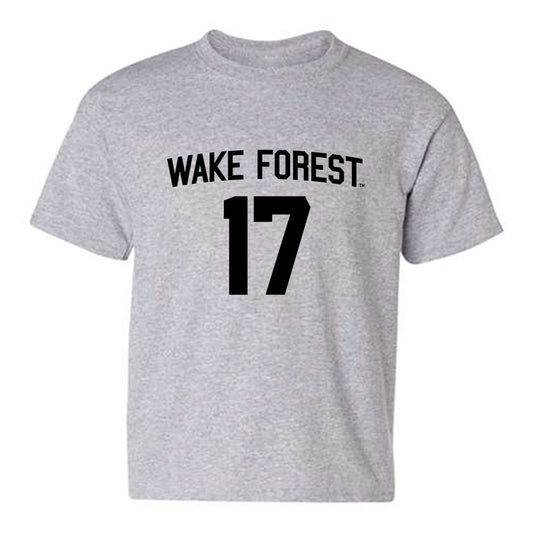 Wake Forest - NCAA Women's Soccer : Zaiba Ishaque - Generic Shersey Youth T-Shirt-0