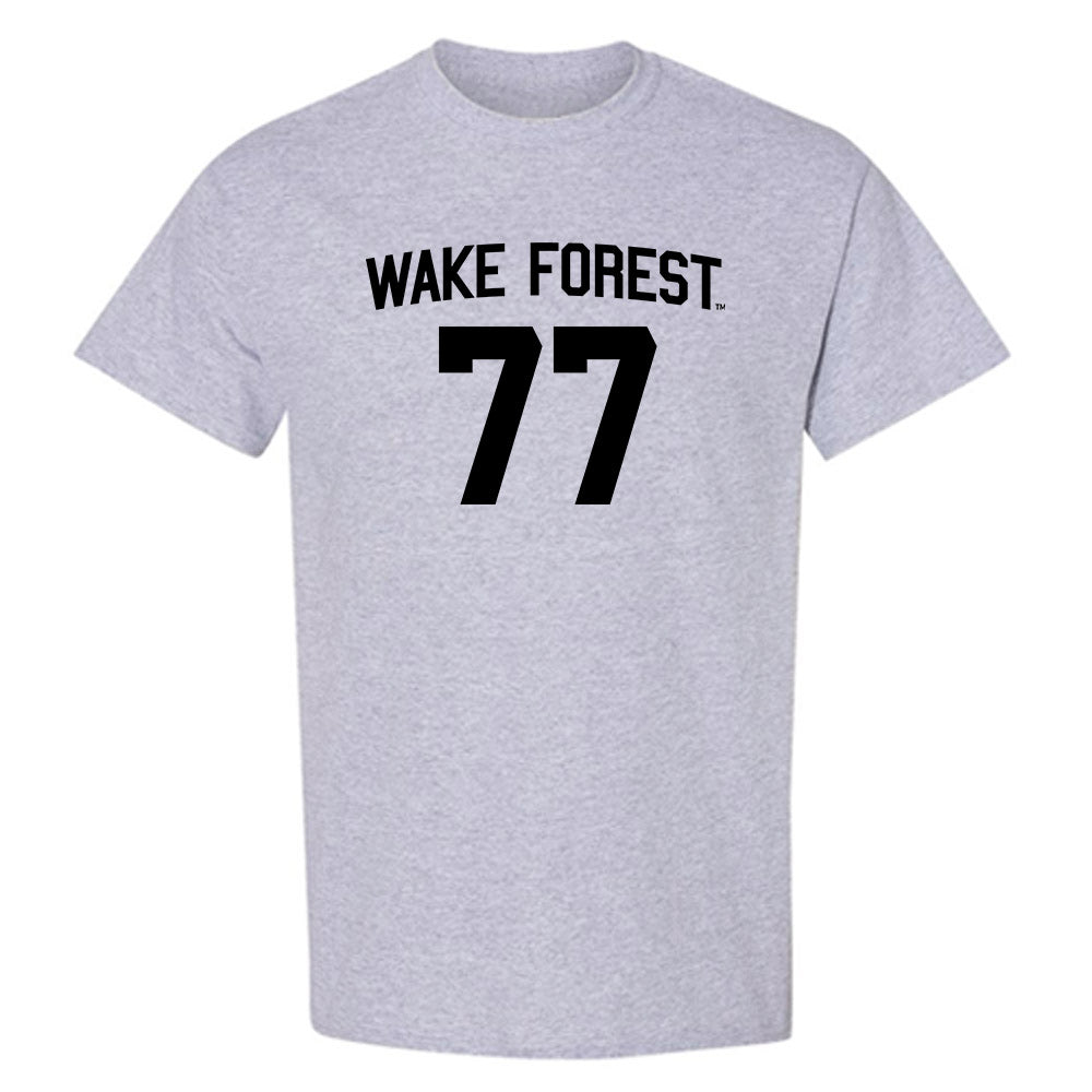 Wake Forest - NCAA Baseball : Seven Alemais - Generic Shersey T-Shirt-0