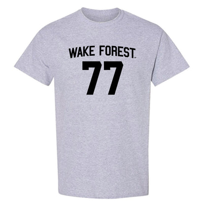 Wake Forest - NCAA Baseball : Seven Alemais - Generic Shersey T-Shirt-0