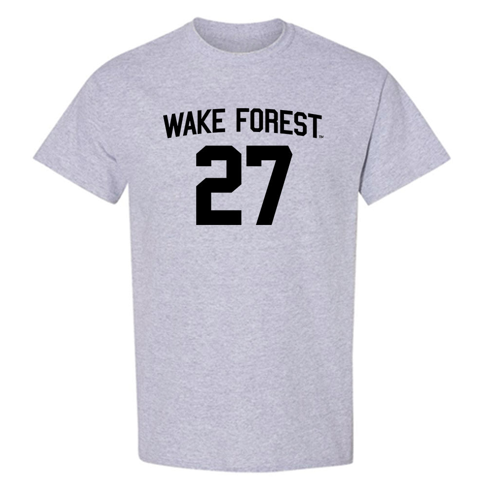 Wake Forest - NCAA Baseball : Luke Schmolke - Generic Shersey T-Shirt-0