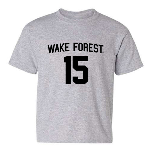 Wake Forest - NCAA Baseball : Nate Whysong - Generic Shersey Youth T-Shirt-0