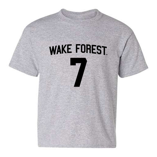 Wake Forest - NCAA Women's Soccer : Alejandra Gomez - Generic Shersey Youth T-Shirt-0
