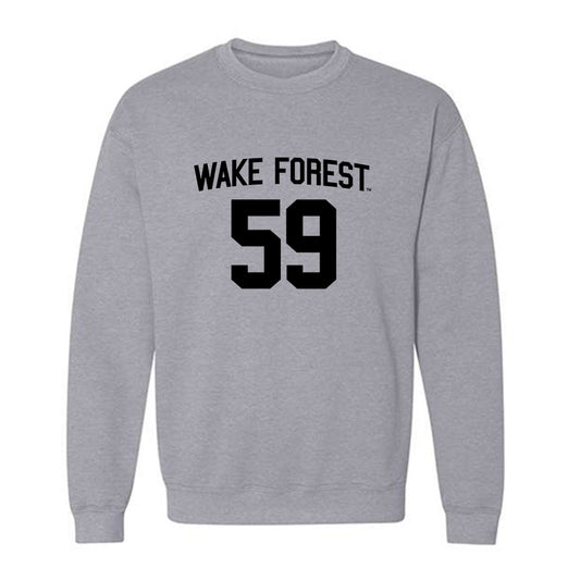 Wake Forest - NCAA Football : Brandon Hoyle - Generic Shersey Crewneck Sweatshirt-0