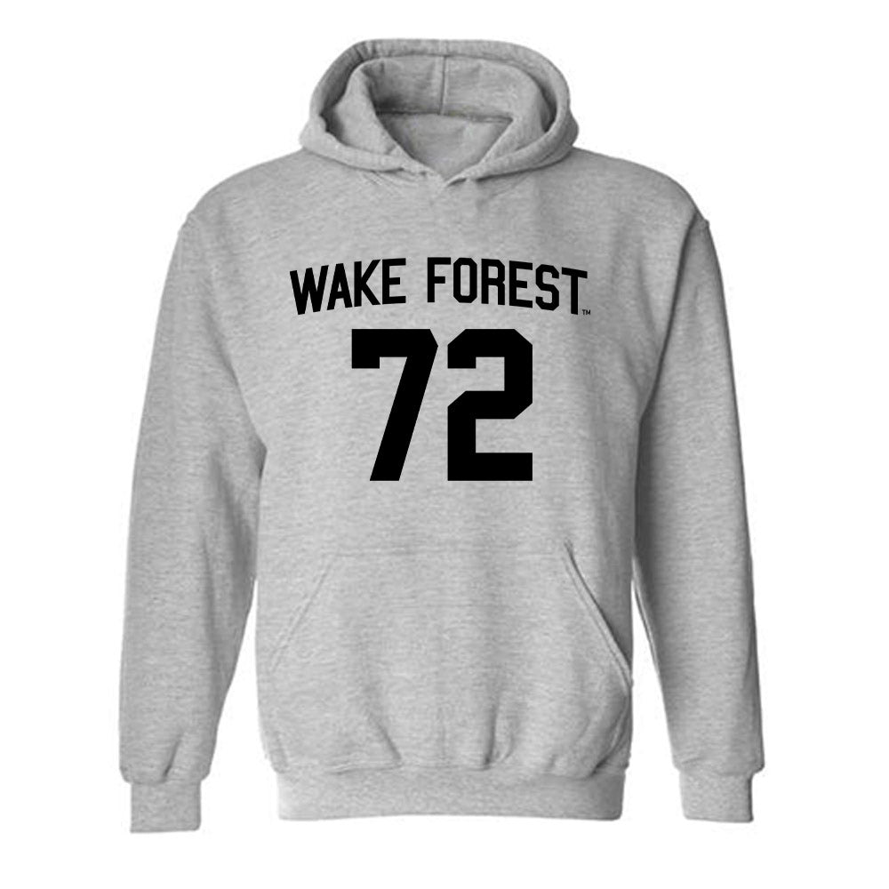Wake Forest - NCAA Football : Aidan Martin - Generic Shersey Hooded Sweatshirt-0