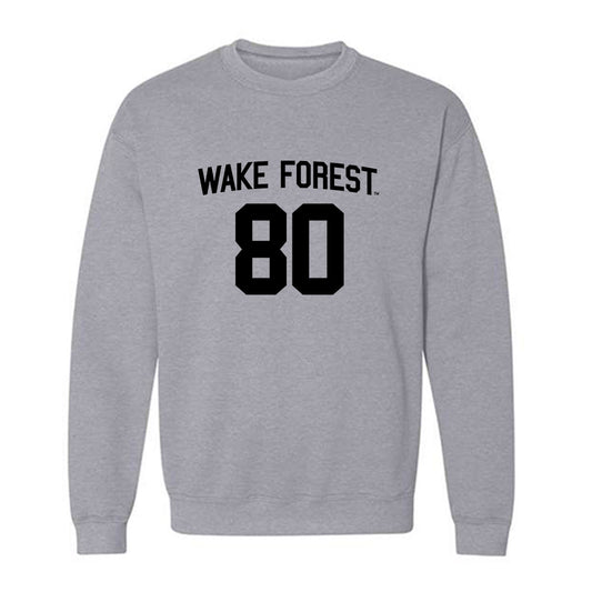 Wake Forest - NCAA Football : Zeek Jackson - Crewneck Sweatshirt Classic Shersey