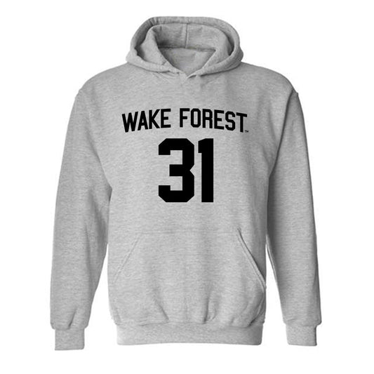 Wake Forest - NCAA Women's Soccer : Kylie Maxwell - Generic Shersey Hooded Sweatshirt-0