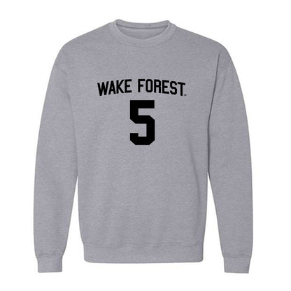 Wake Forest - NCAA Football : Davaughn Patterson - Generic Shersey Crewneck Sweatshirt-0