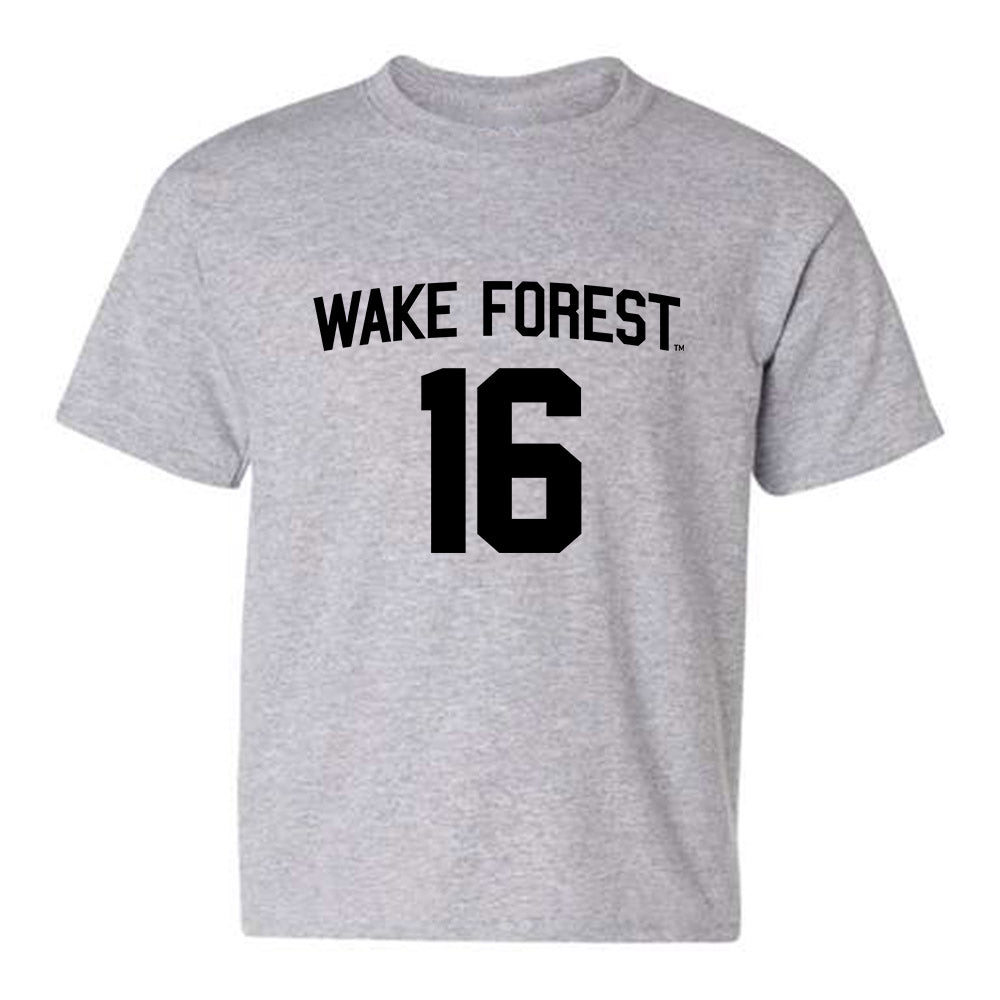Wake Forest - NCAA Men's Soccer : Joel Torbic - Generic Shersey Youth T-Shirt