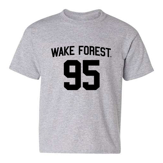 Wake Forest - NCAA Football : Brandon Smiley - Generic Shersey Youth T-Shirt-0