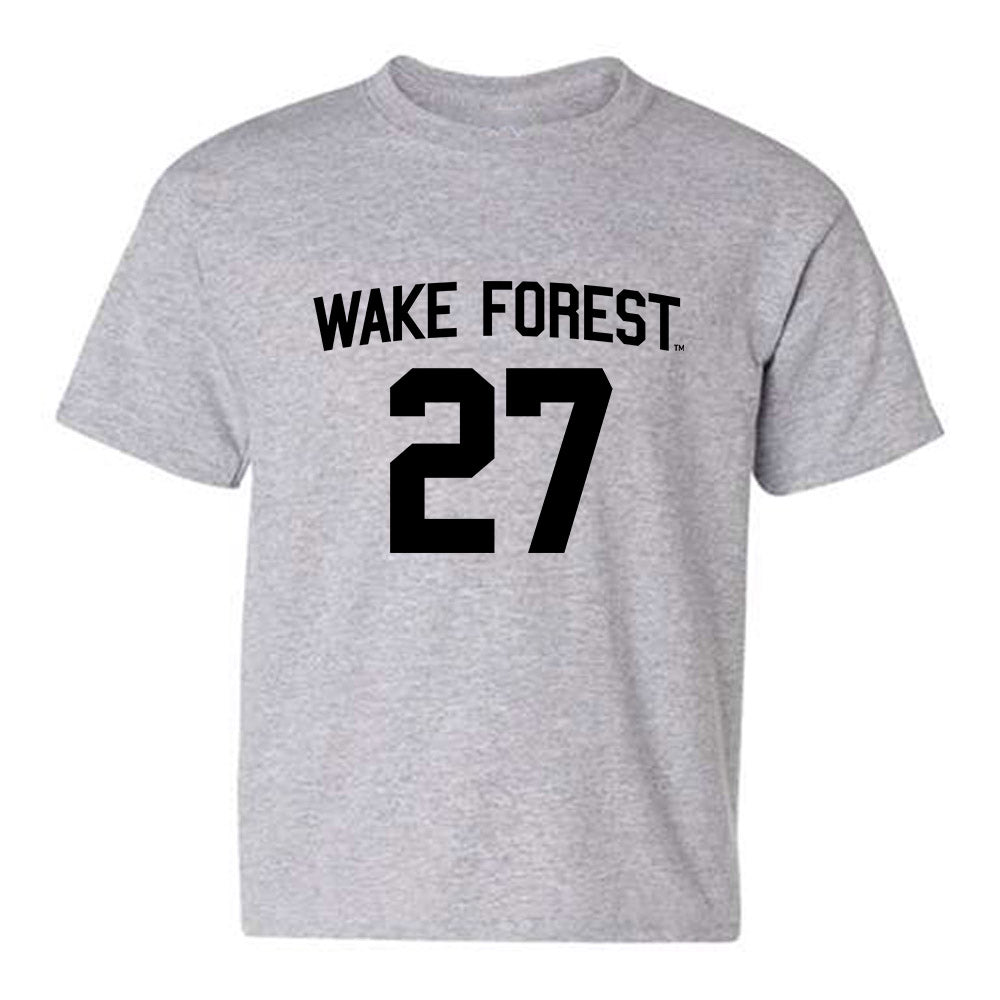 Wake Forest - NCAA Women's Soccer : Alicia Meincke - Generic Shersey Youth T-Shirt-0