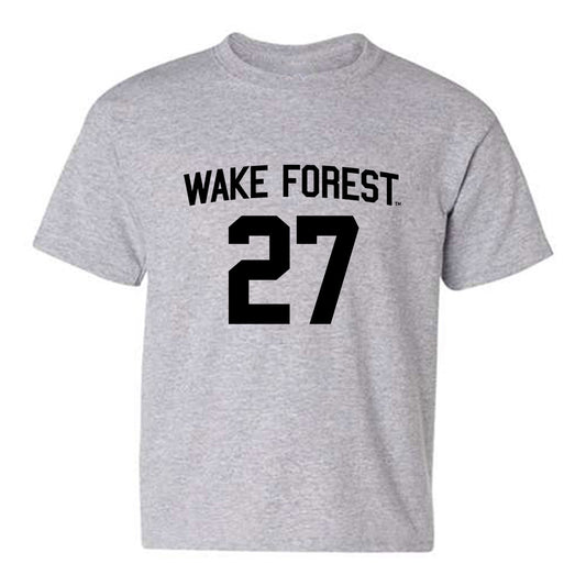 Wake Forest - NCAA Women's Soccer : Alicia Meincke - Generic Shersey Youth T-Shirt-0