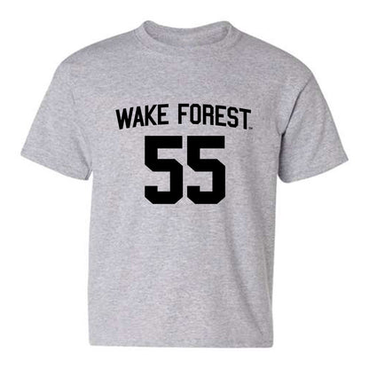 Wake Forest - NCAA Men's Basketball : Churchill Abass - Generic Shersey Youth T-Shirt