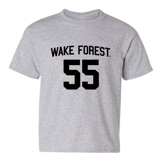 Wake Forest - NCAA Men's Basketball : Churchill Abass - Generic Shersey Youth T-Shirt