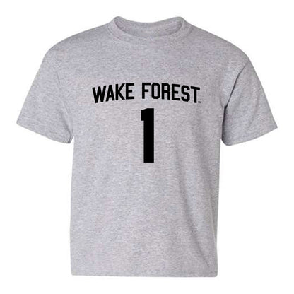 Wake Forest - NCAA Baseball : Dalton Wentz - Generic Shersey Youth T-Shirt-0