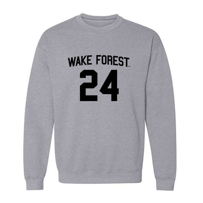 Wake Forest - NCAA Women's Soccer : Sydney Schuler - Generic Shersey Crewneck Sweatshirt-0