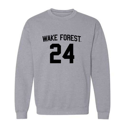 Wake Forest - NCAA Women's Soccer : Sydney Schuler - Generic Shersey Crewneck Sweatshirt-0
