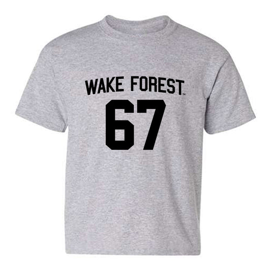 Wake Forest - NCAA Football : Elliot Demaine - Generic Shersey Youth T-Shirt-0