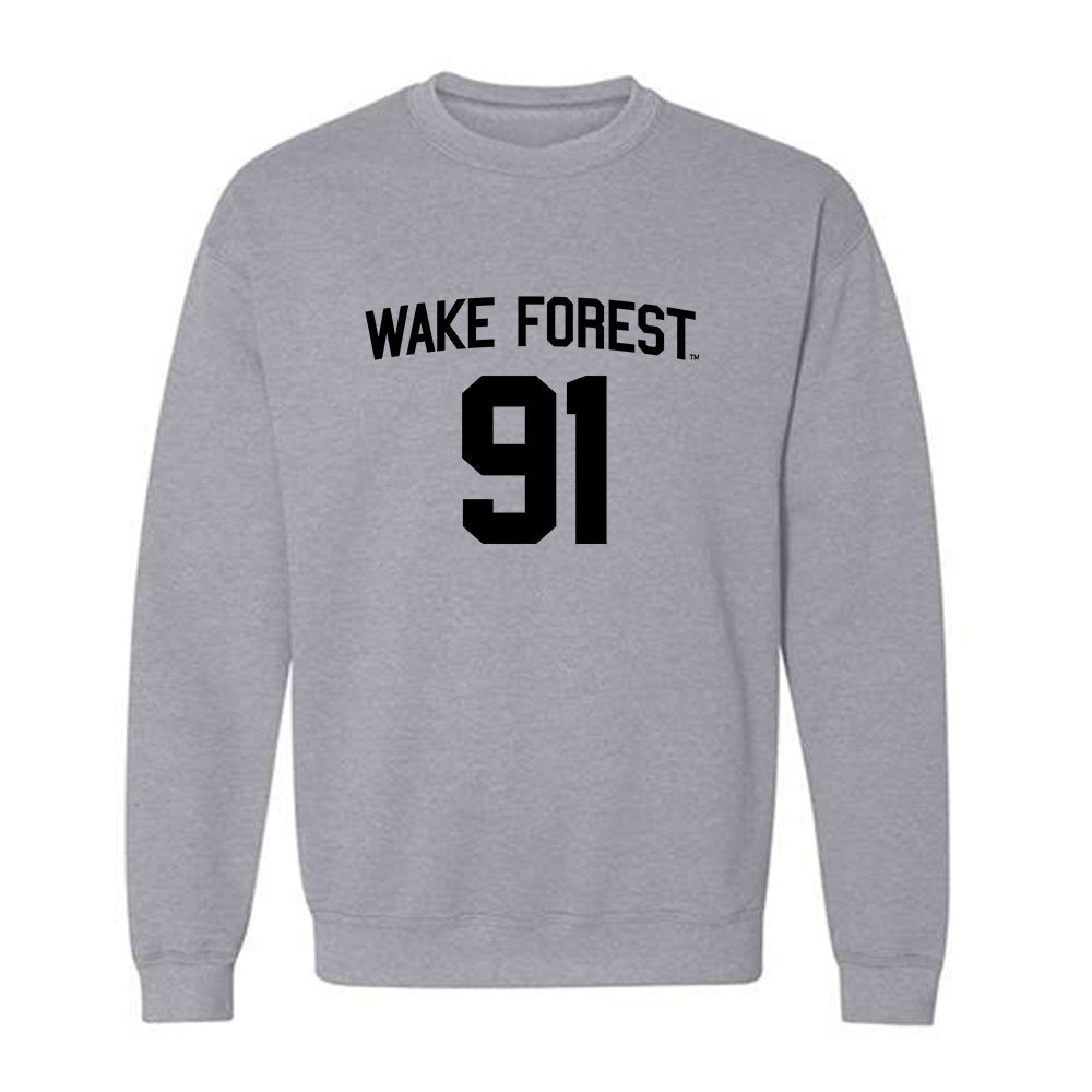 Wake Forest - NCAA Football : Zach Zinger - Crewneck Sweatshirt