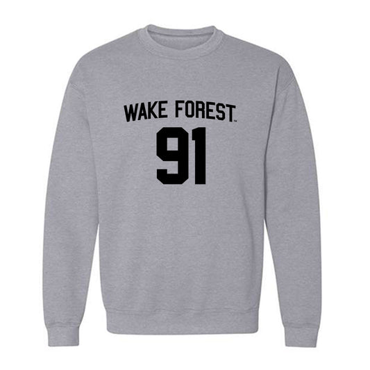 Wake Forest - NCAA Football : Zach Zinger - Crewneck Sweatshirt