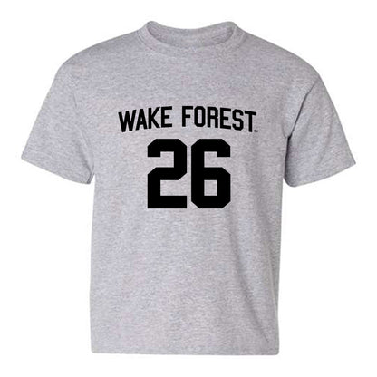 Wake Forest - NCAA Baseball : Matt Scannell - Generic Shersey Youth T-Shirt-0