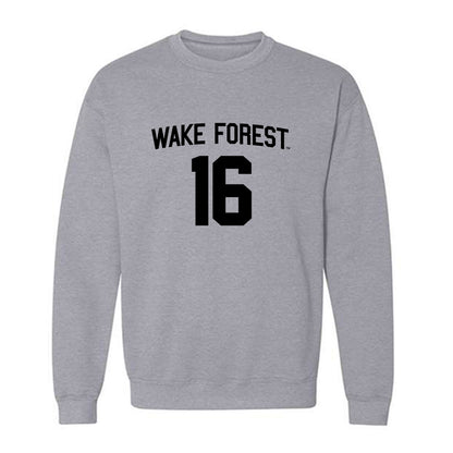 Wake Forest - NCAA Baseball : Evan Jones - Generic Shersey Crewneck Sweatshirt-0