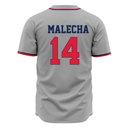 Dayton - NCAA Baseball : Peyton Malecha - Grey Jersey-1