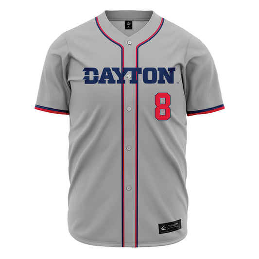 Dayton - NCAA Baseball : Alejandro Sardinas - Grey Jersey-0