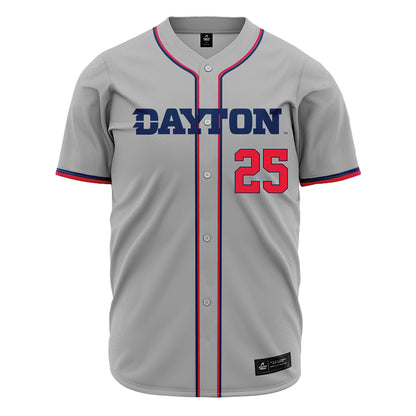 Dayton - NCAA Baseball : Michael Dudolski - Grey Jersey