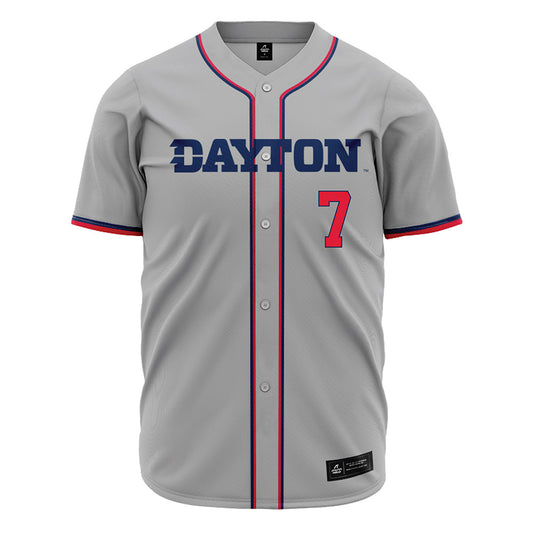 Dayton - NCAA Baseball : Ayden Tran - Grey Jersey-0