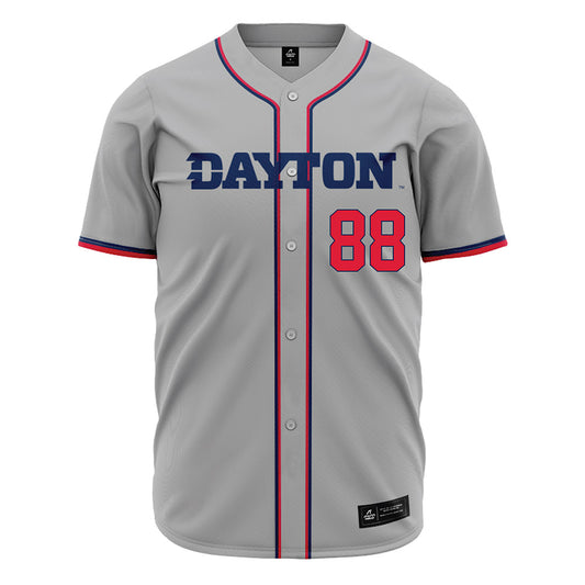 Dayton - NCAA Baseball : Mack Phillips - Grey Jersey-0