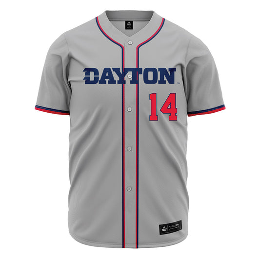 Dayton - NCAA Baseball : Peyton Malecha - Grey Jersey-0