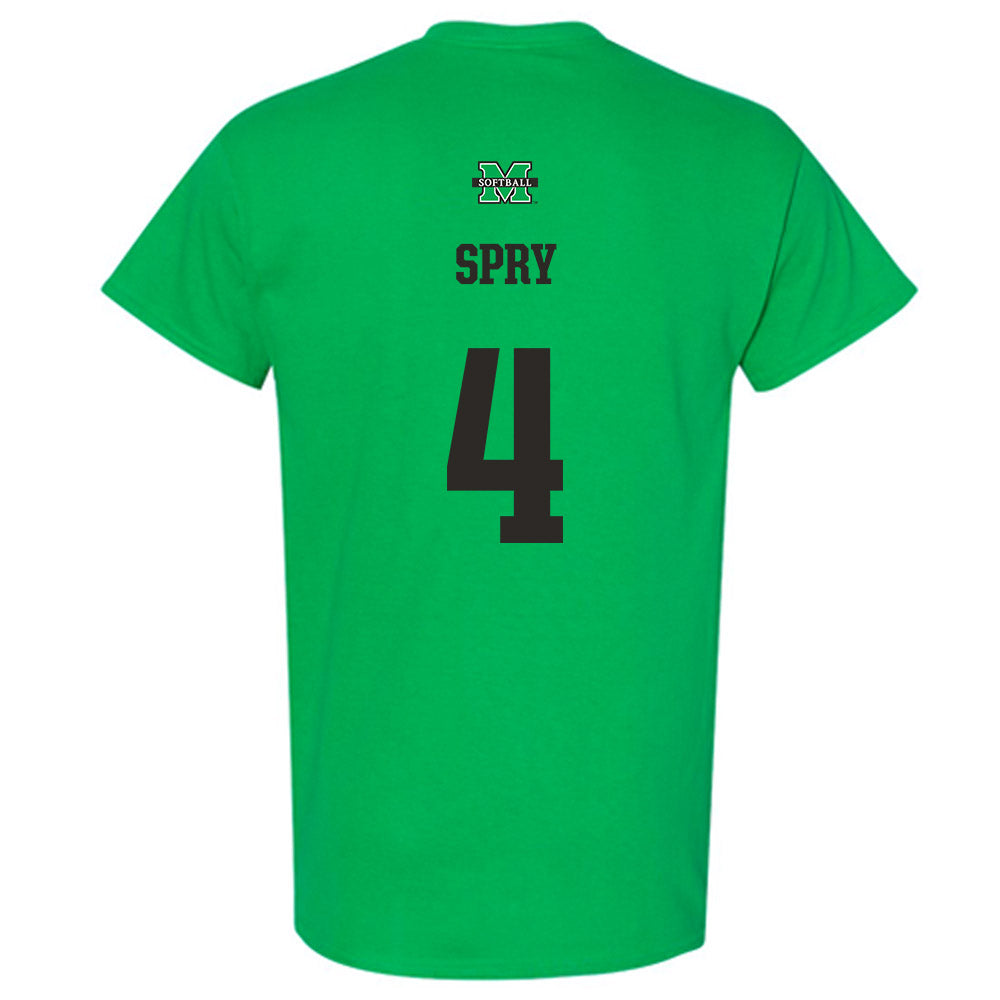 Marshall - NCAA Softball : Kate Spry - Generic Shersey T-Shirt-1