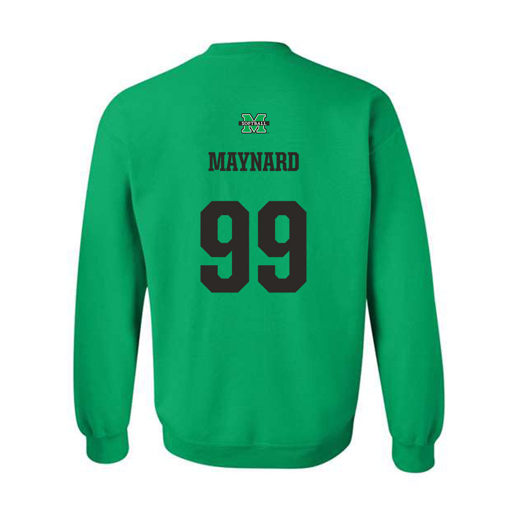 Marshall - NCAA Softball : Mackenzie Maynard - Generic Shersey Crewneck Sweatshirt-1