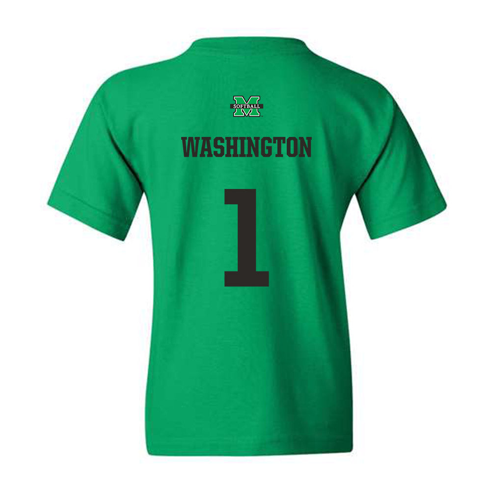 Marshall - NCAA Softball : Destiny Washington - Youth T-Shirt Classic Shersey