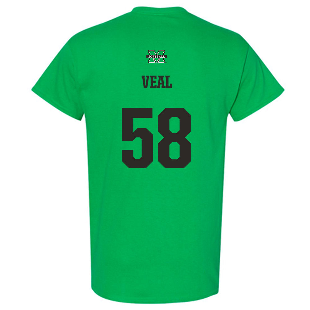 Marshall - NCAA Softball : Maddie Veal - Generic Shersey T-Shirt-1