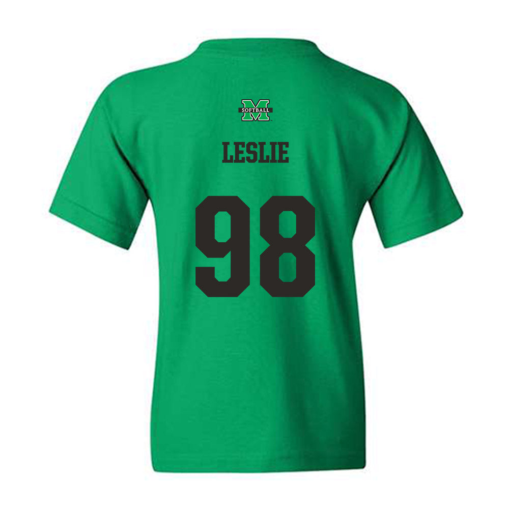 Marshall - NCAA Softball : Diamond Leslie - Generic Shersey Youth T-Shirt-1