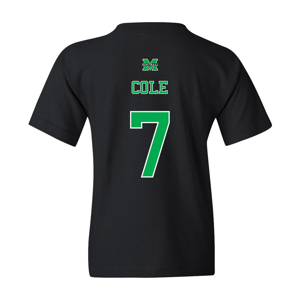 Marshall - NCAA Softball : Emily Cole - Youth T-Shirt Sports Shersey