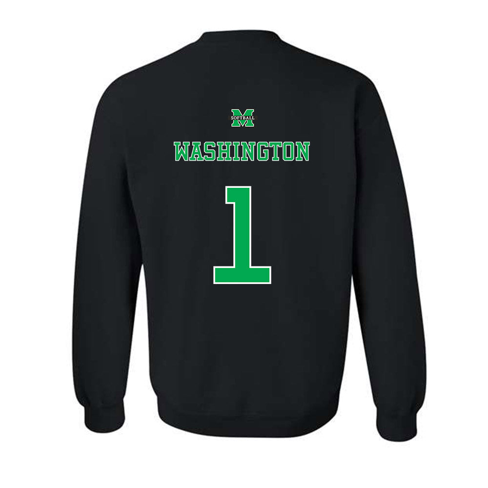 Marshall - NCAA Softball : Destiny Washington - Crewneck Sweatshirt Sports Shersey