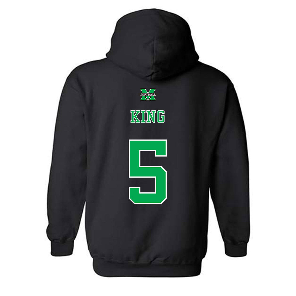 Marshall - NCAA Softball : Jules King - Sports Shersey Hooded Sweatshirt