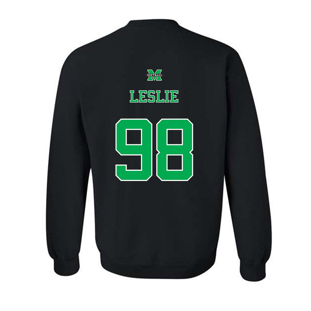 Marshall - NCAA Softball : Diamond Leslie - Sports Shersey Crewneck Sweatshirt-1