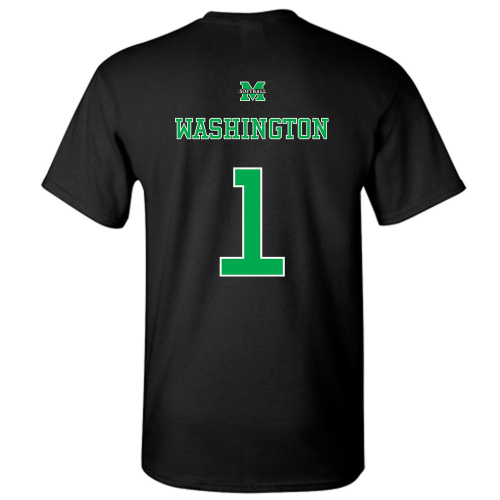 Marshall - NCAA Softball : Destiny Washington - T-Shirt Sports Shersey